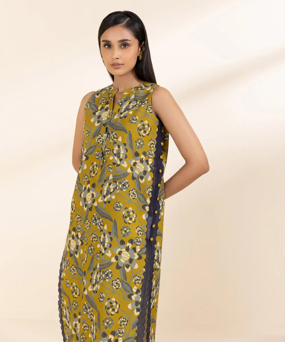 2 Piece - Printed Light Khaddar Suit