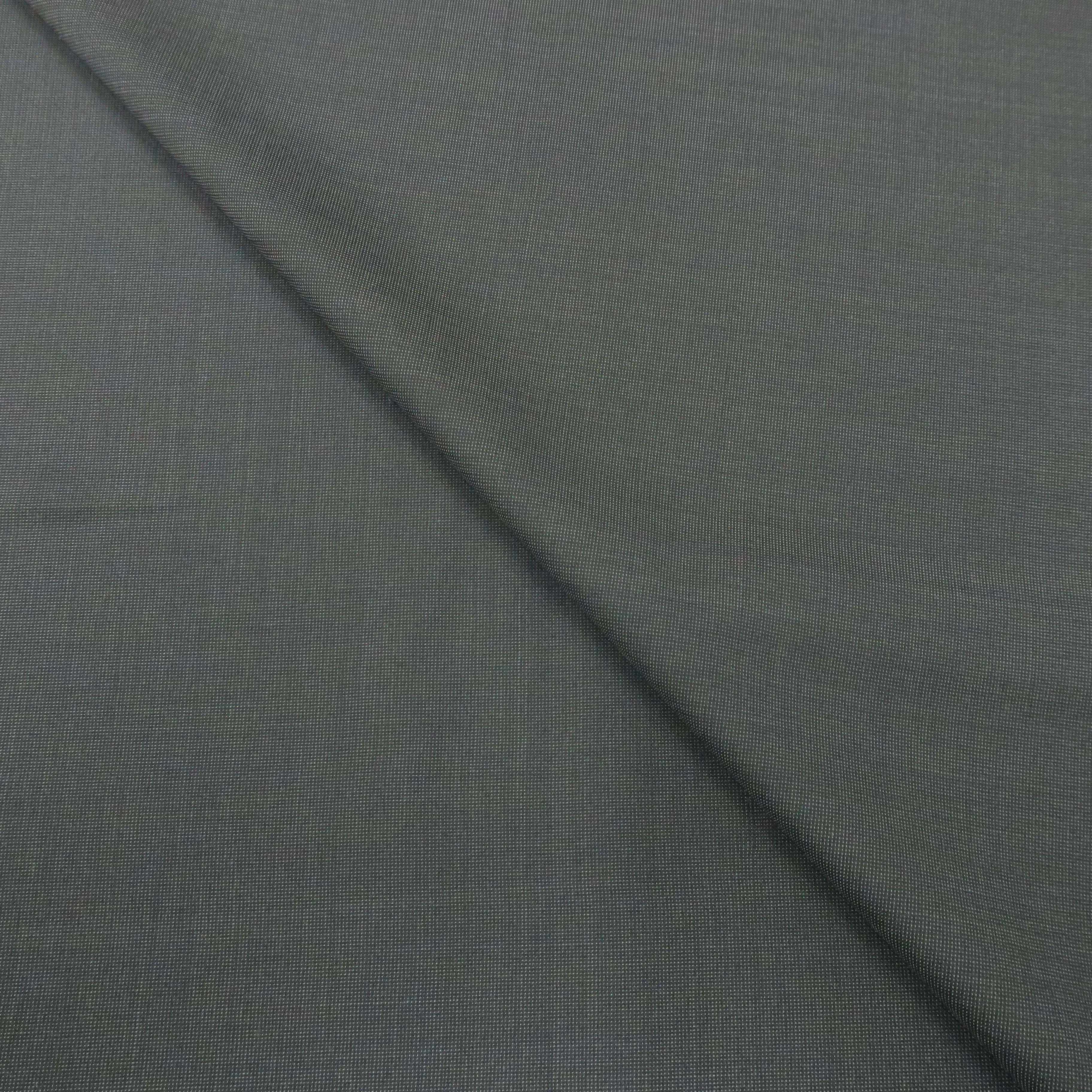 4 YDS Charcoal Solid Wool Loro Piana Fabric