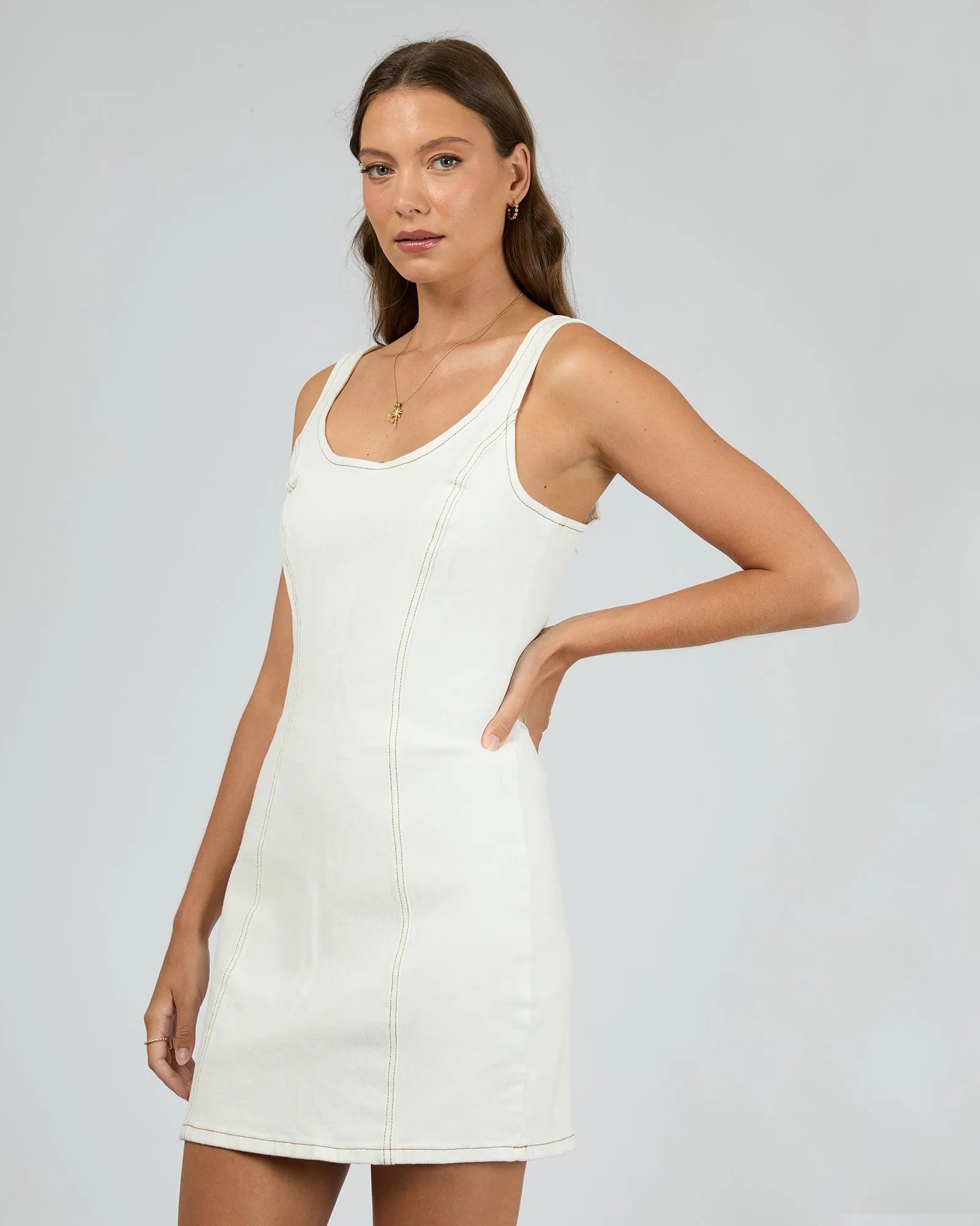 Alexandra Mini Dress Vintage White