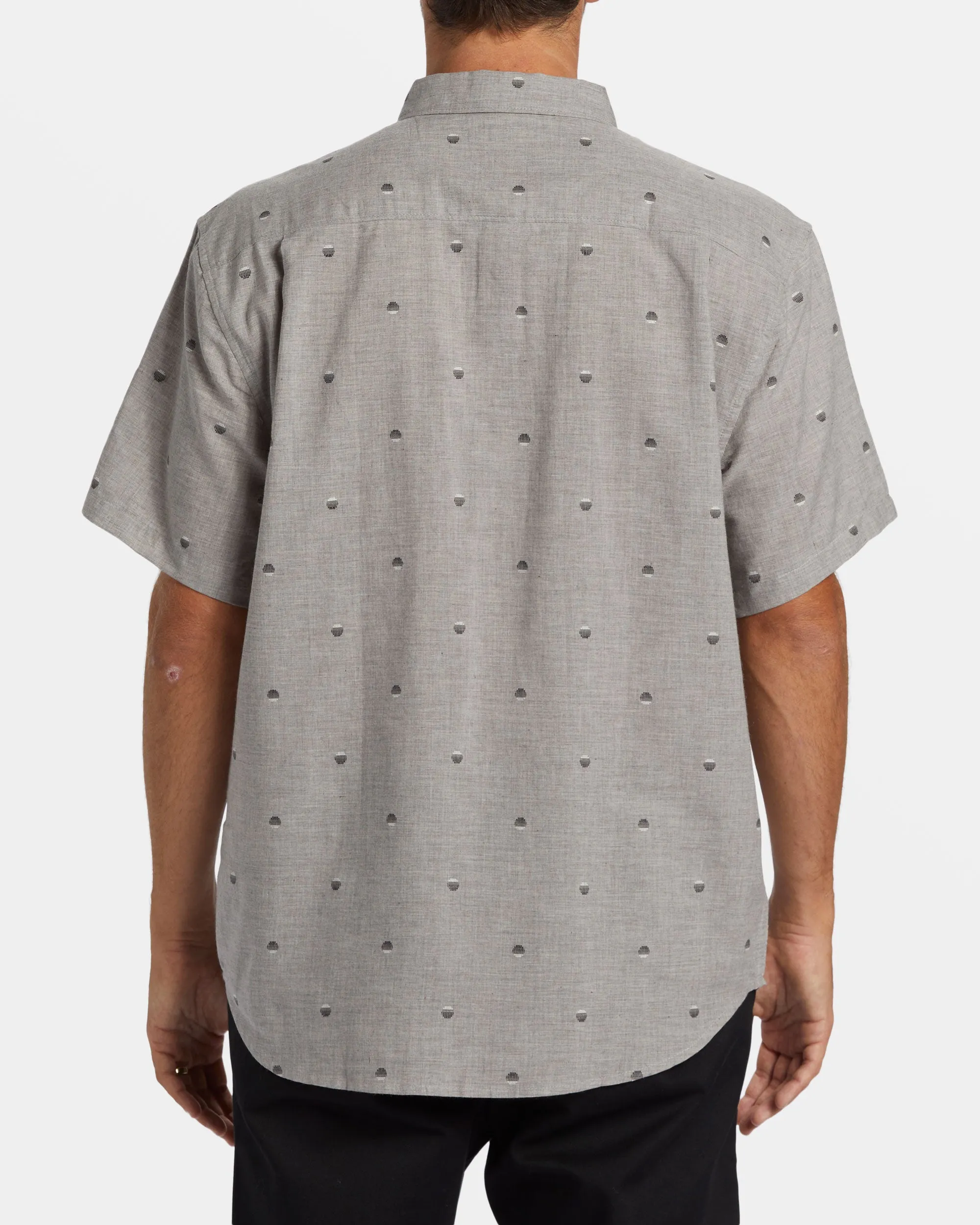 All Day Jacquard Short Sleeve Shirt - Alloy