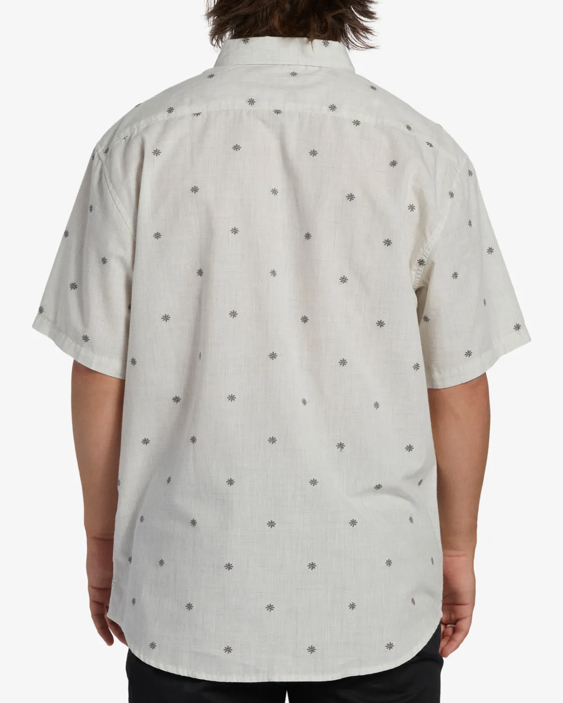 All Day Jacquard Short Sleeve Shirt - Chino