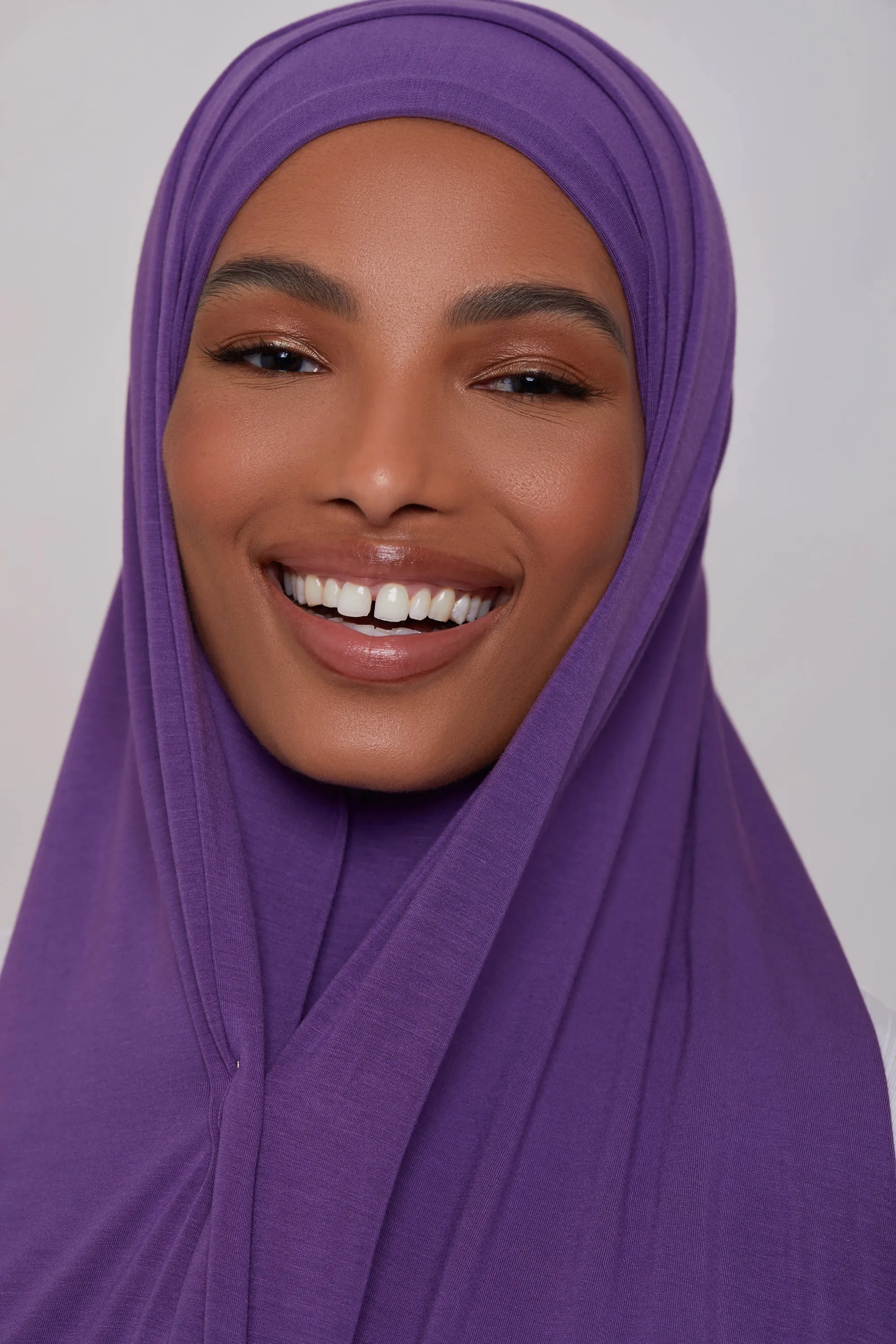 Bamboo Jersey Hijab - Spiced Plum