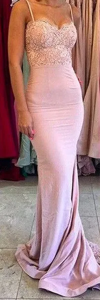 Blush Pink Bridesmaid Dresses,Cheap Long Bridesmaid Gowns, Wedding Party Dresses,M31