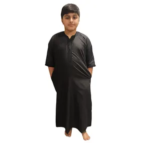 Boy's Morrocan Half Short Sleeve Thobe Jubba