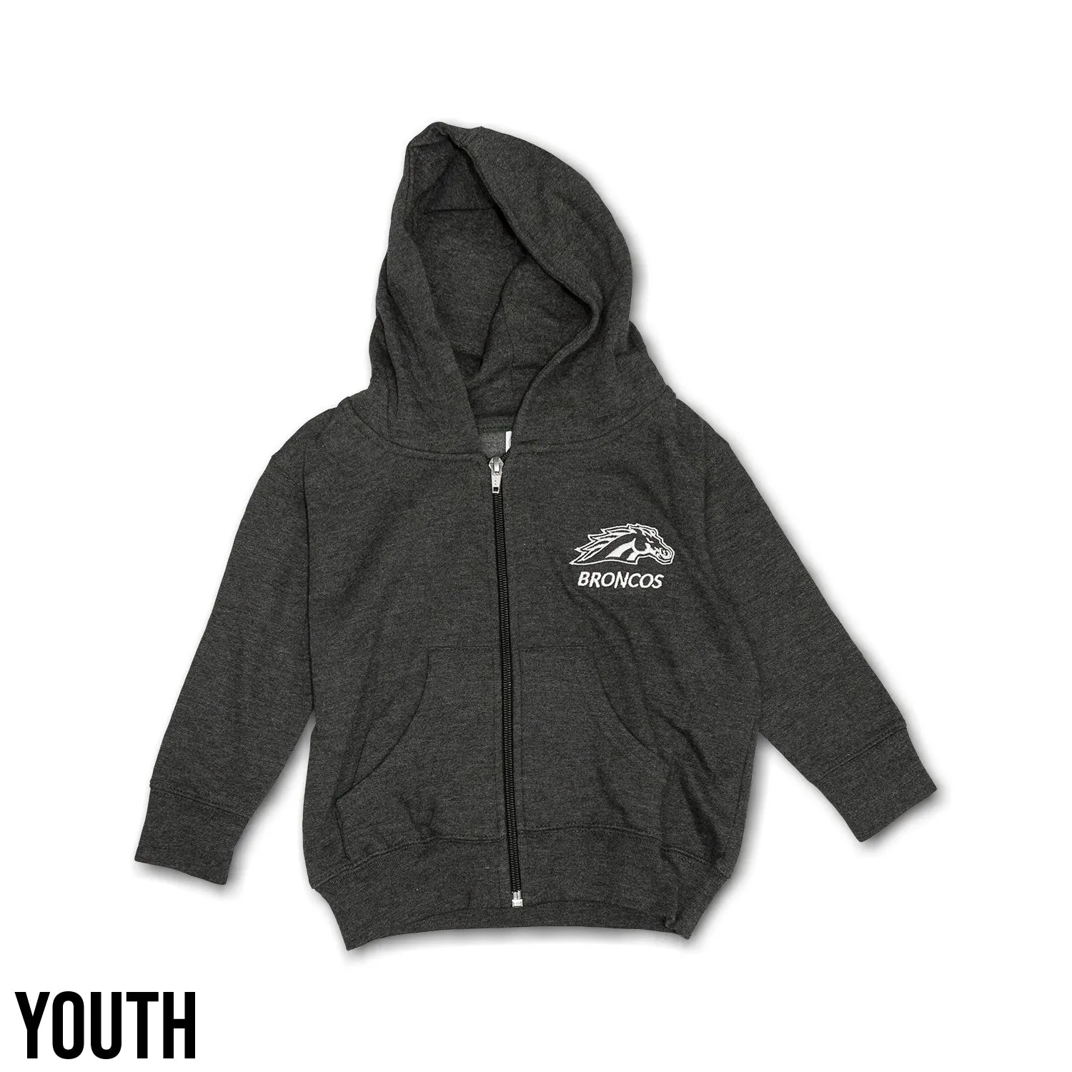 Broncos Youth Full-Zip Hoodie