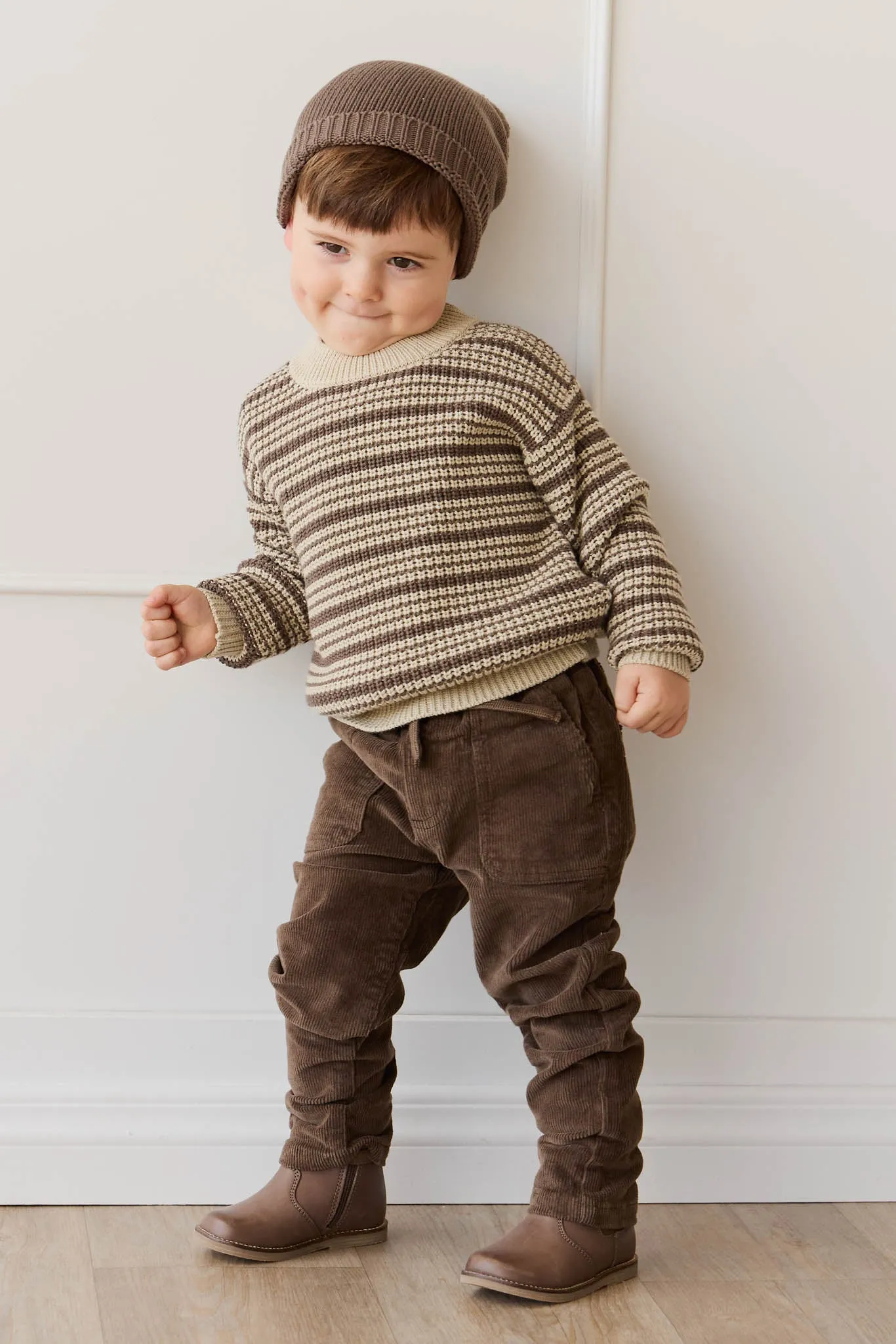 Cillian Cord Pant - Brownie