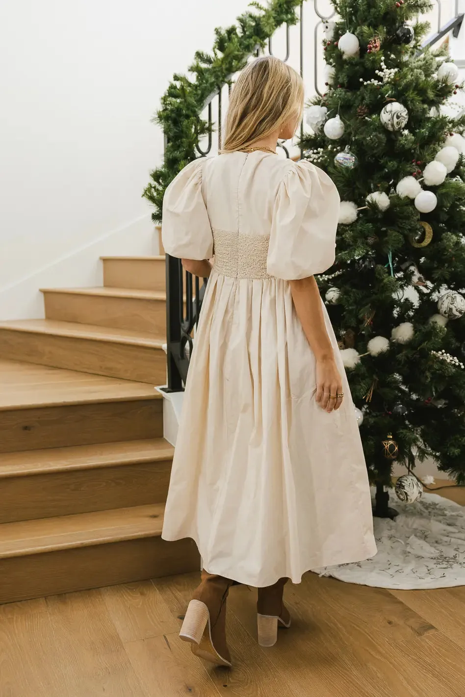 Claire Maxi Dress in Cream - FINAL SALE