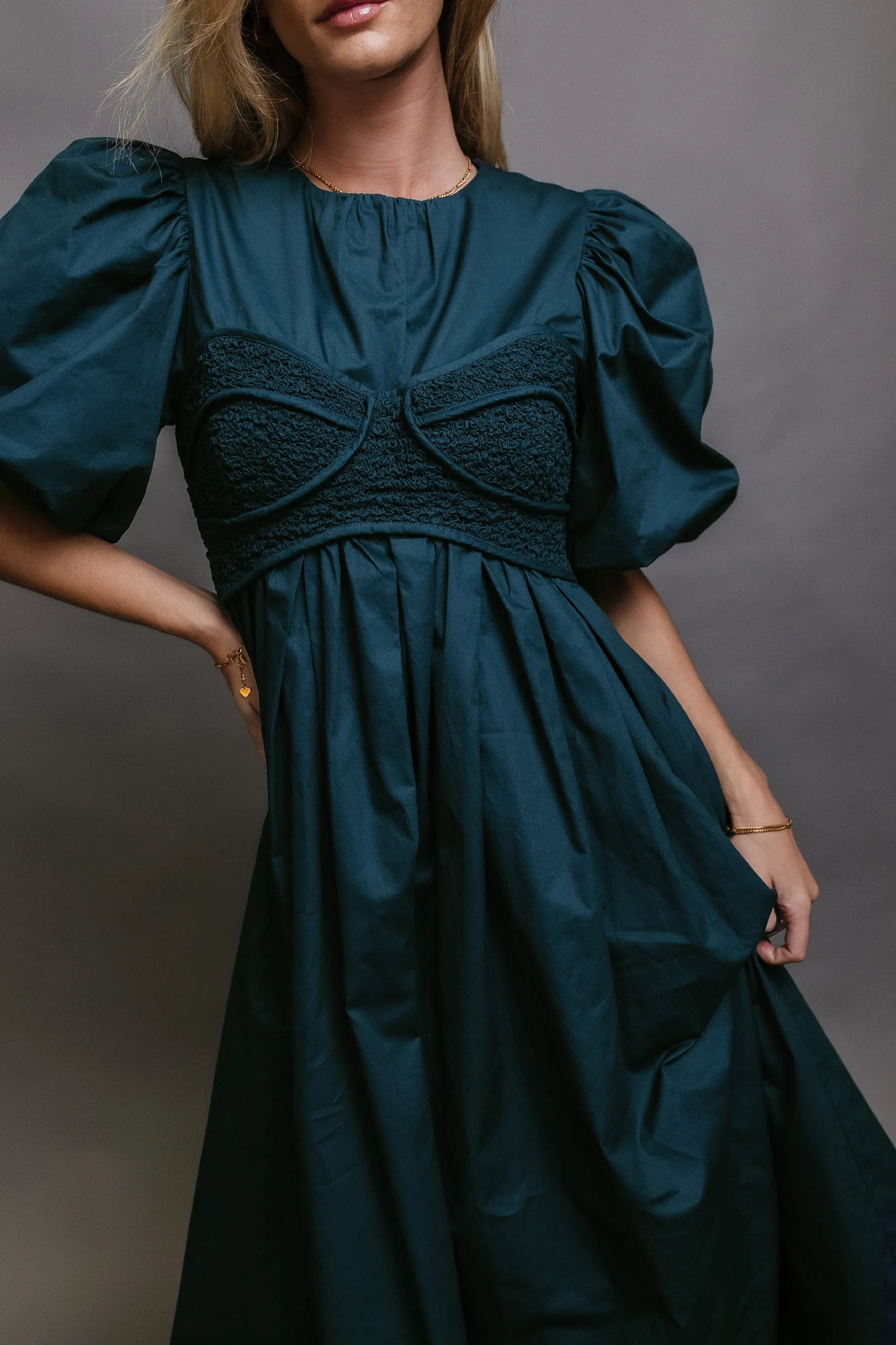 Claire Maxi Dress in Teal - FINAL SALE