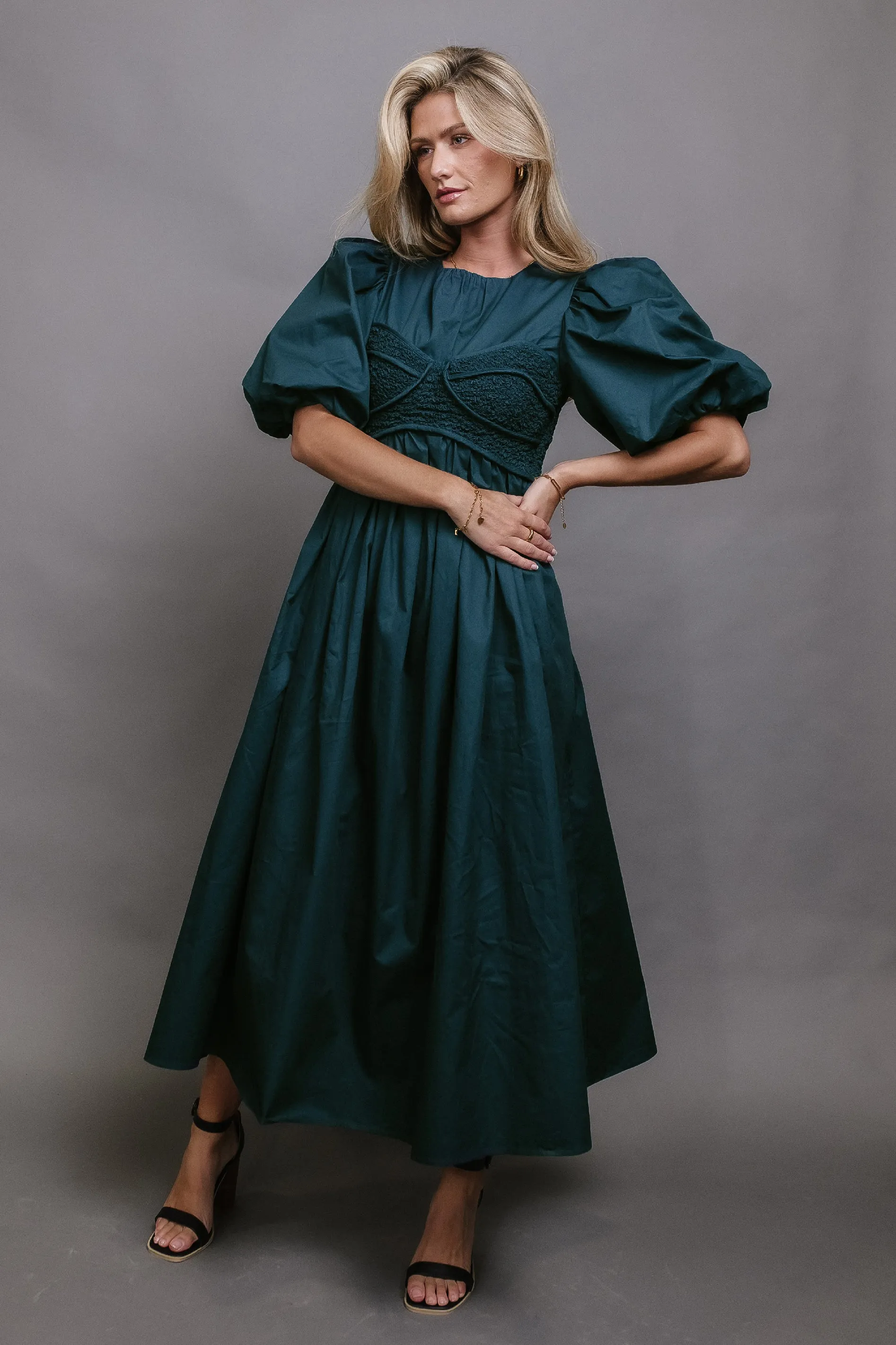 Claire Maxi Dress in Teal - FINAL SALE