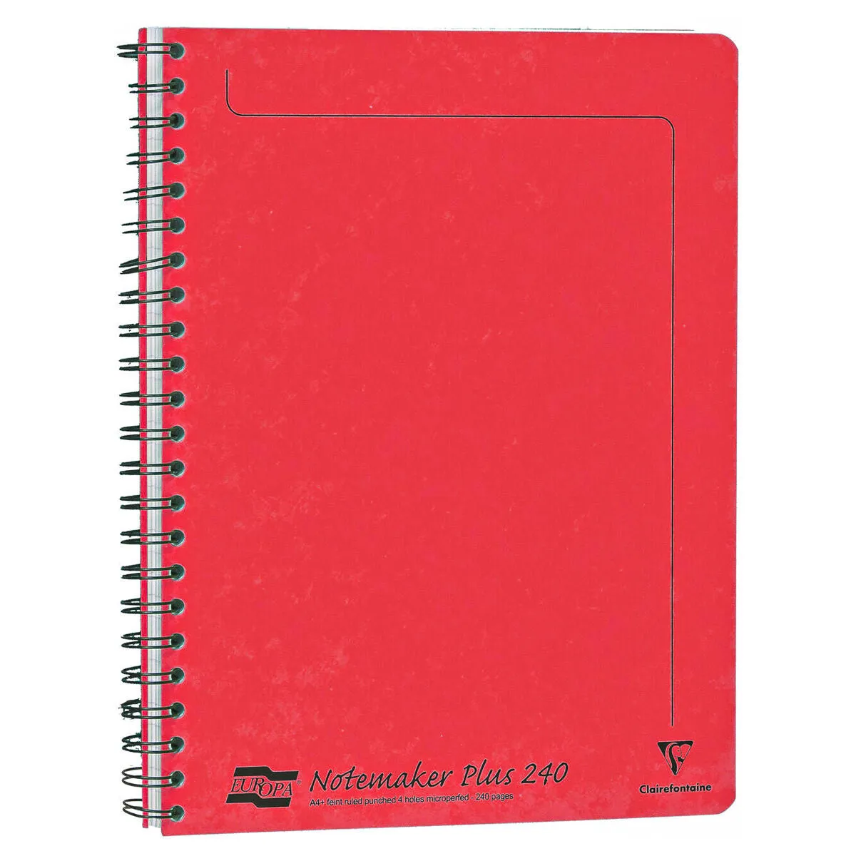 Clairefontaine Europa A4 Notemaker Plus 240 Red Notebook