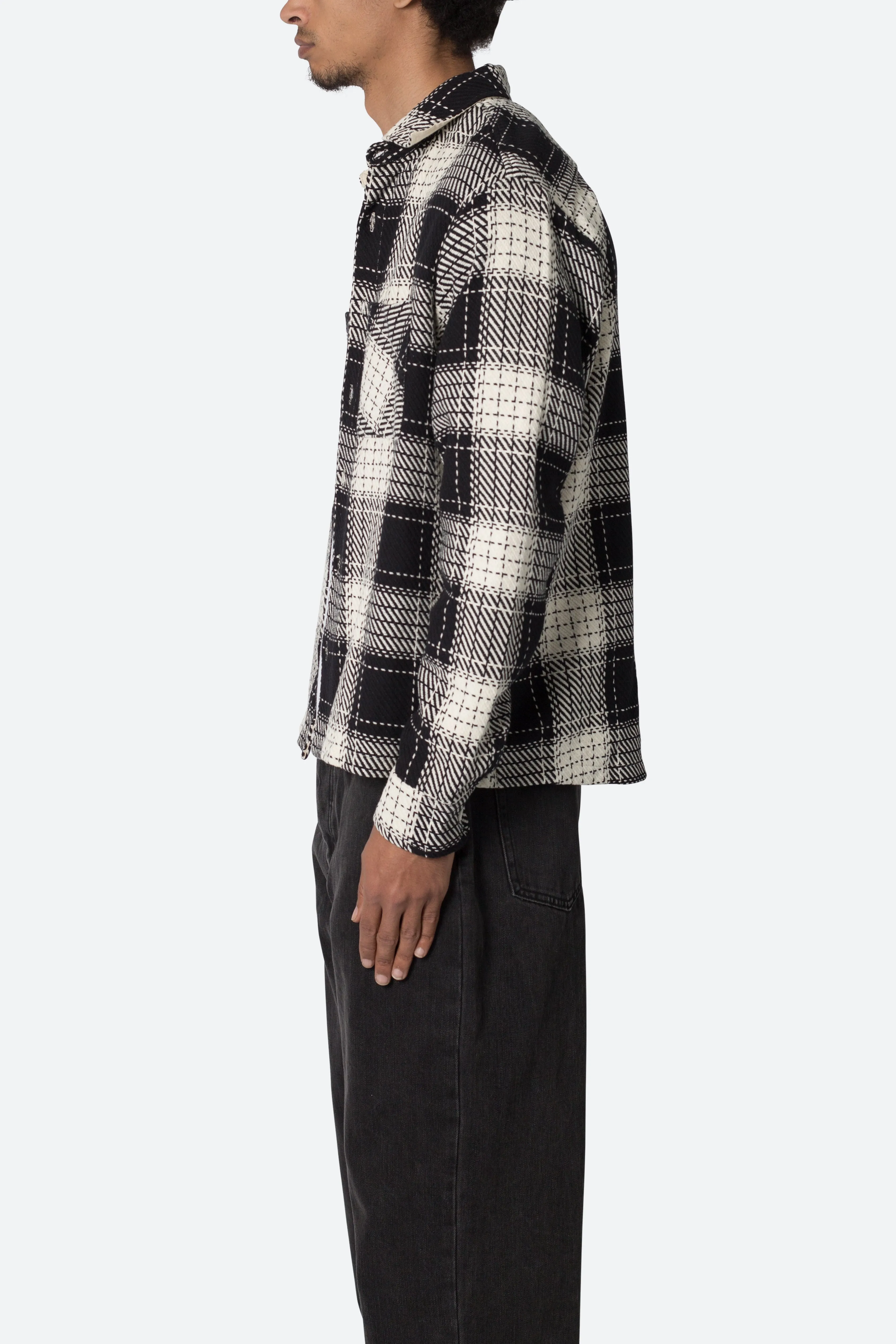 Classic Flannel Shirt - Black