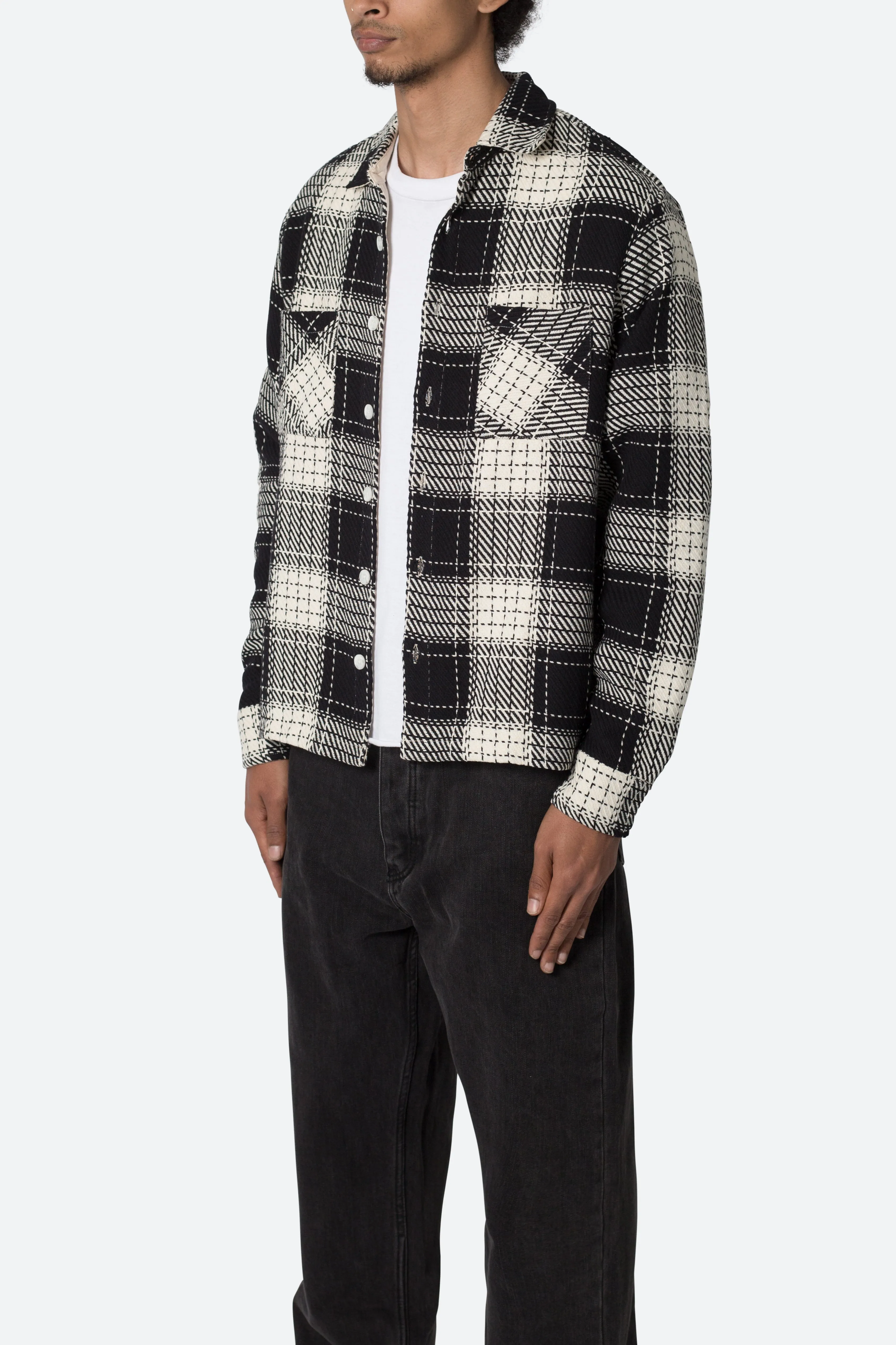 Classic Flannel Shirt - Black