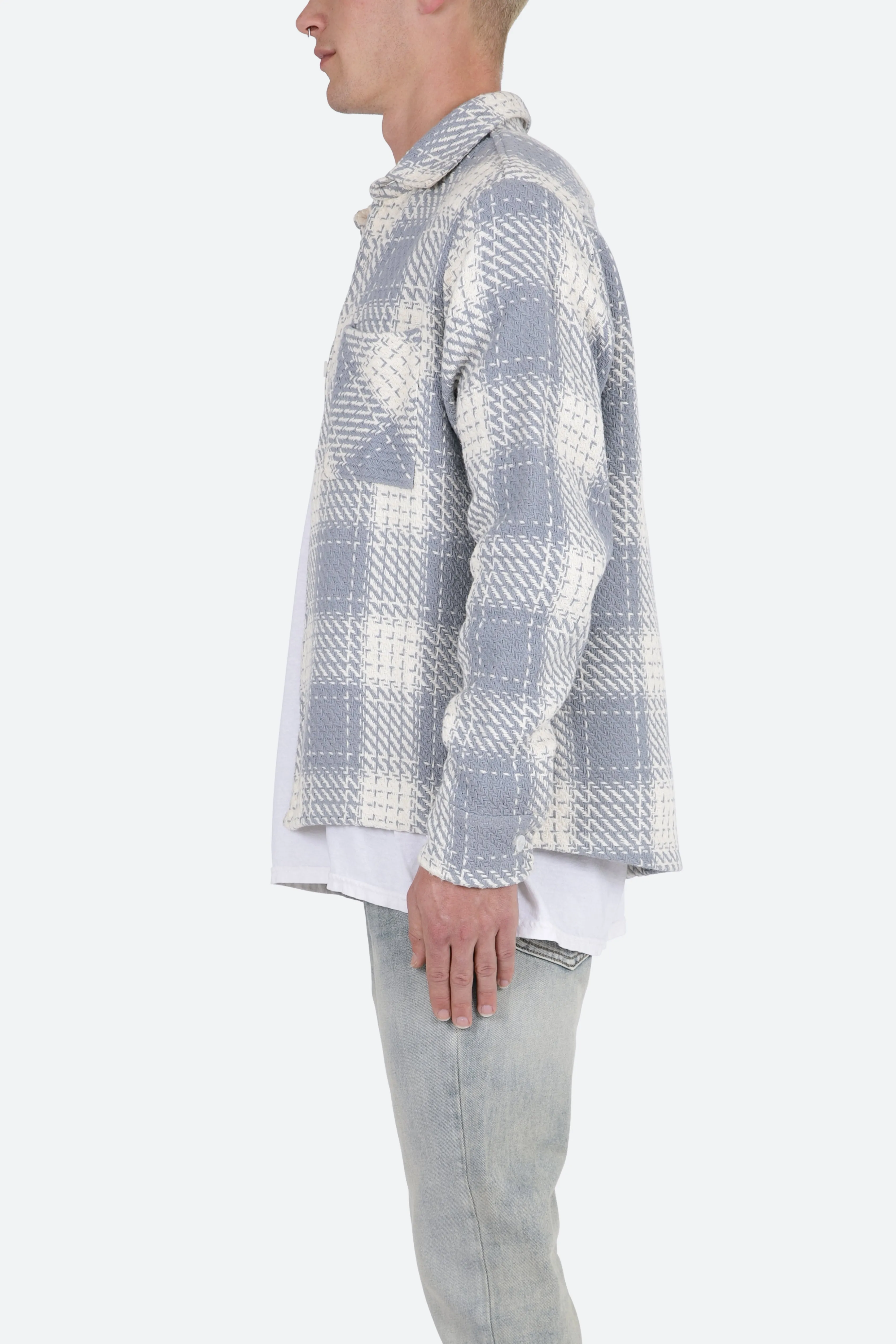 Classic Flannel Shirt - Blue/White