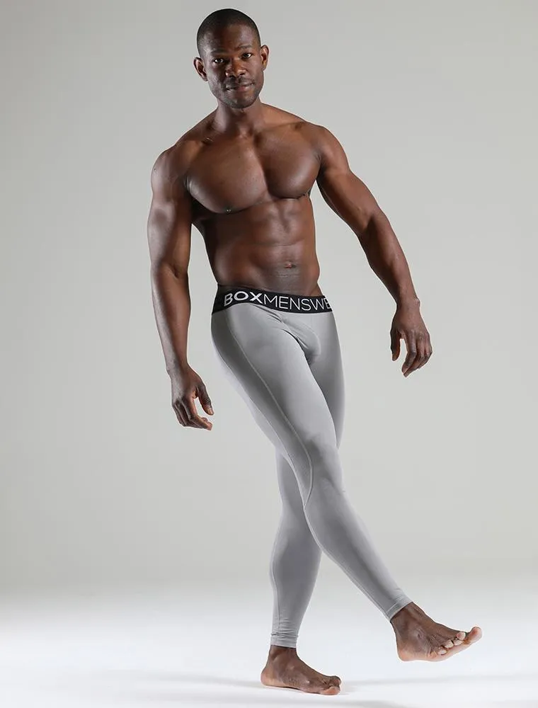 Compression Leggings - Gun Metal Grey