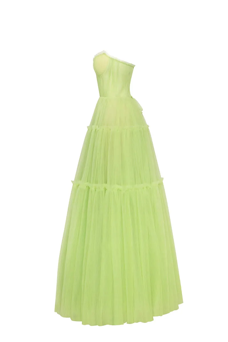 Evening Philosophy Tulle Maxi Dress