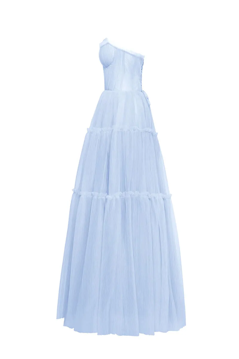 Evening Philosophy Tulle Maxi Dress