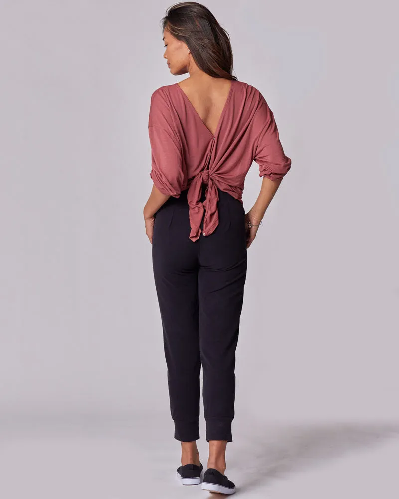 Every Way Long-Sleeve Wrap Blouse