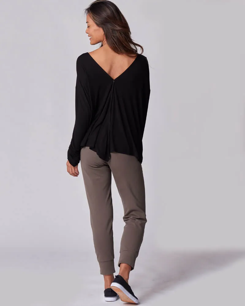 Every Way Long-Sleeve Wrap Blouse