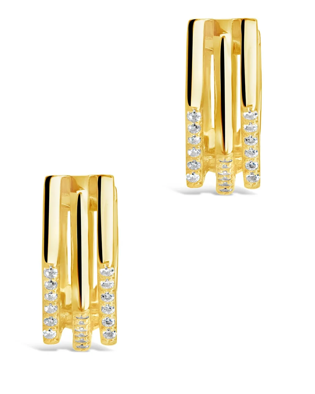 Evie CZ Micro Hoop Earrings