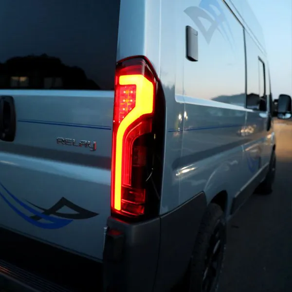 Fiat Ducato full LED Rear Lights Cluster, Tailight, Rear Light Unit, Replacement Smoked Light, Ram ProMaster Van-X, NEW