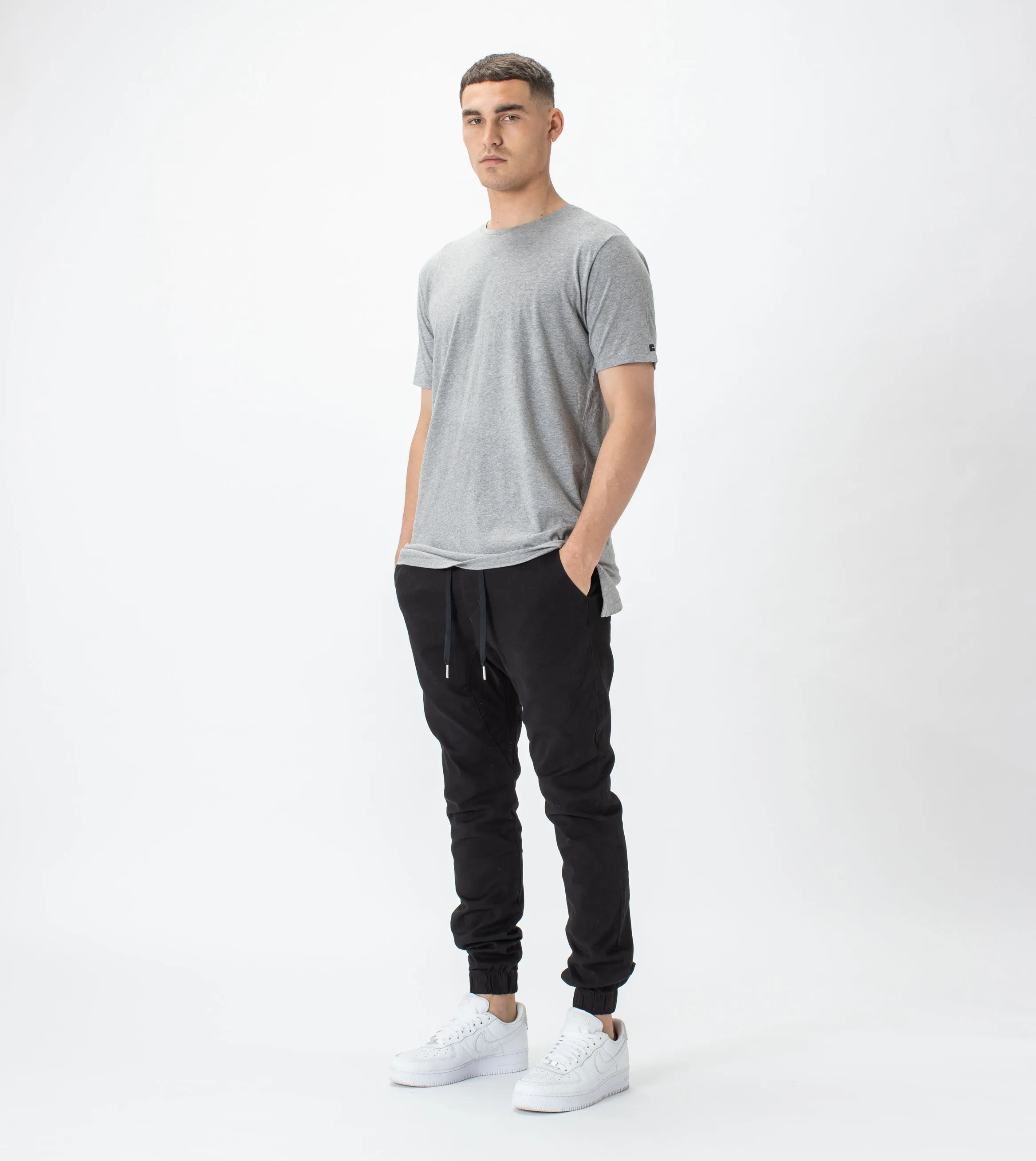 Flintlock Tee Dk Grey Marle