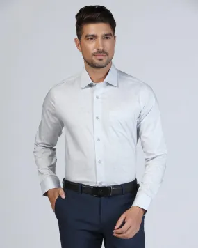 Formal Grey Printed Shirt - Cedar