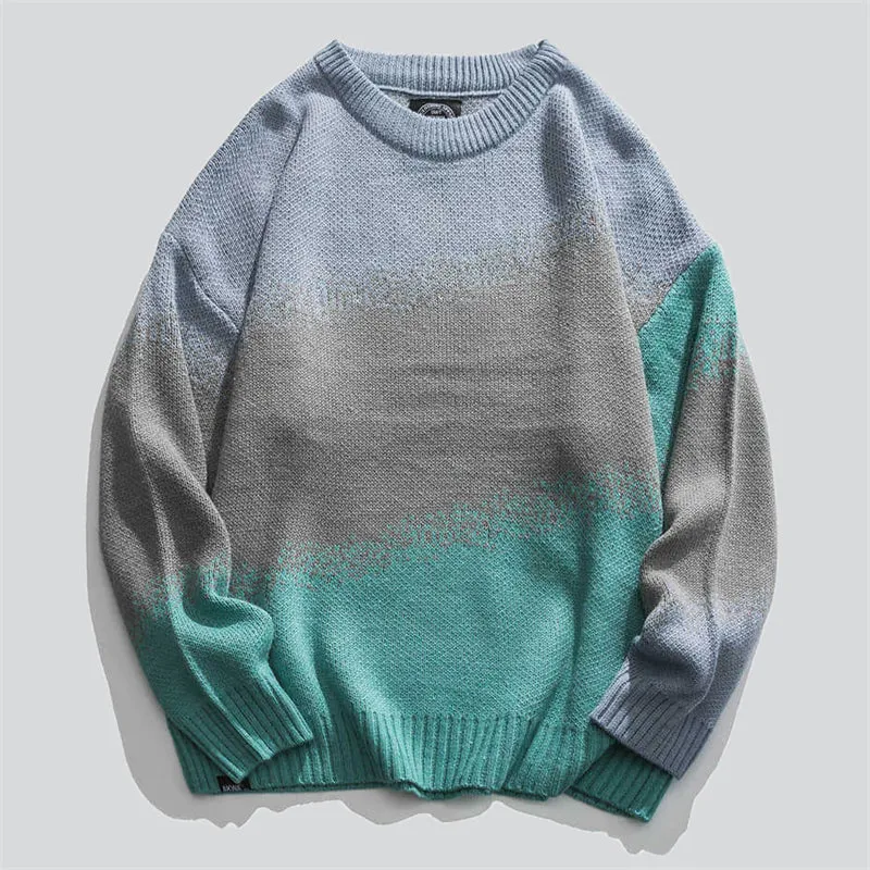 Gradient Colour Knitted Sweater