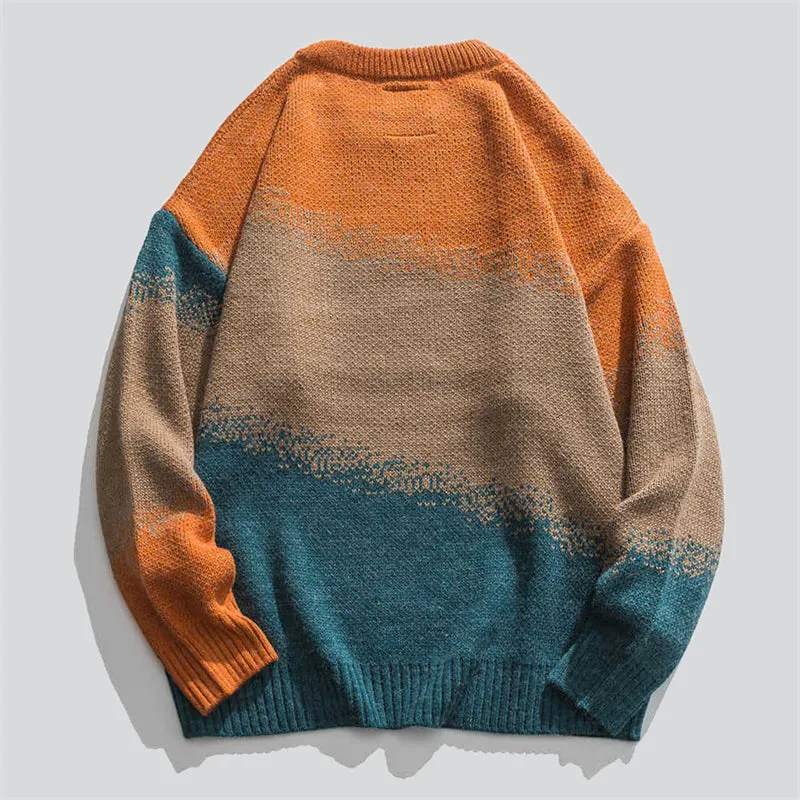 Gradient Colour Knitted Sweater