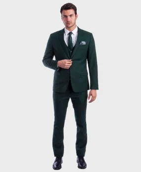 Green Ultra Slim Fit 3-Piece Prom Suit