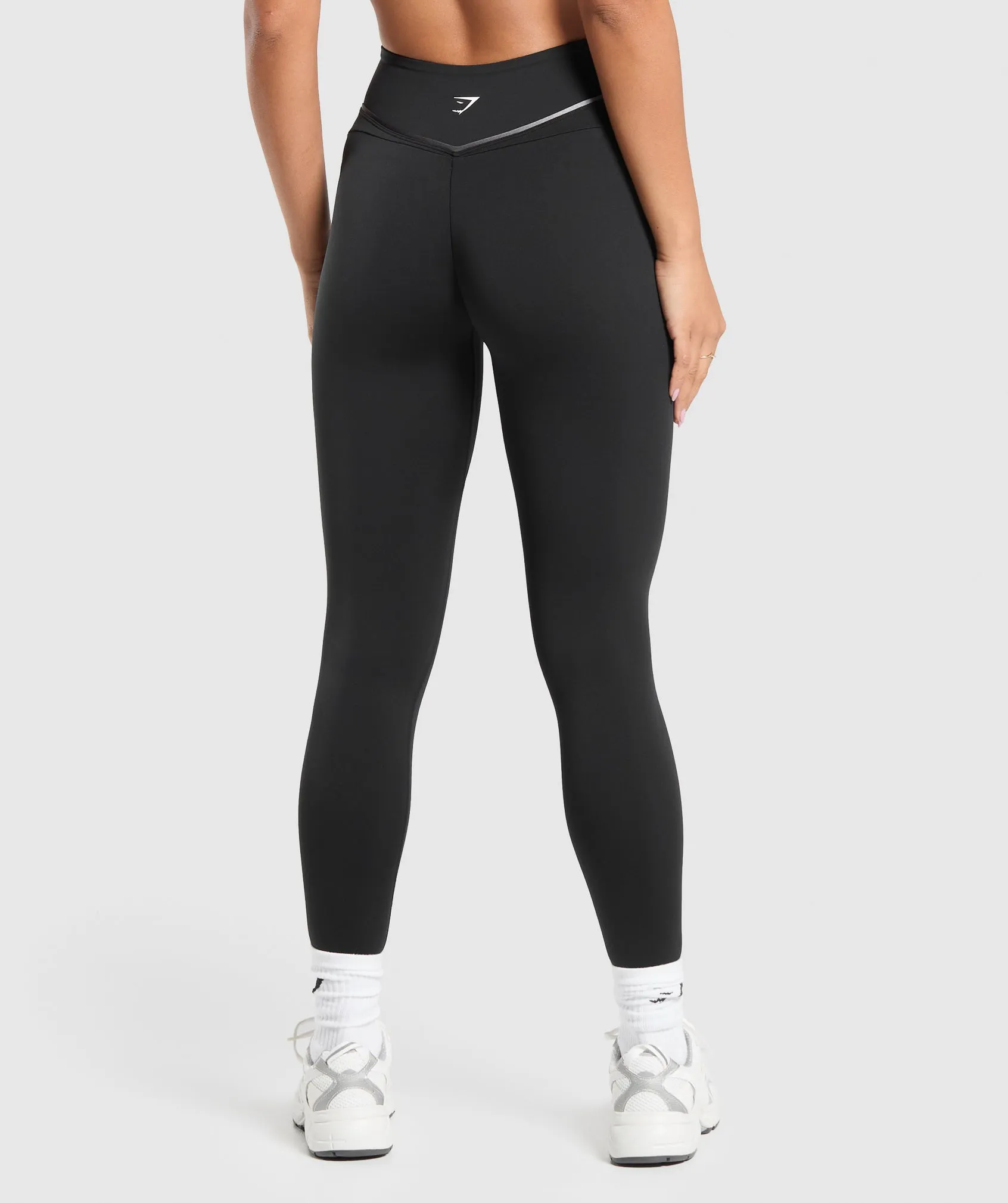 Gymshark Contour Leggings - Black/Metal Grey