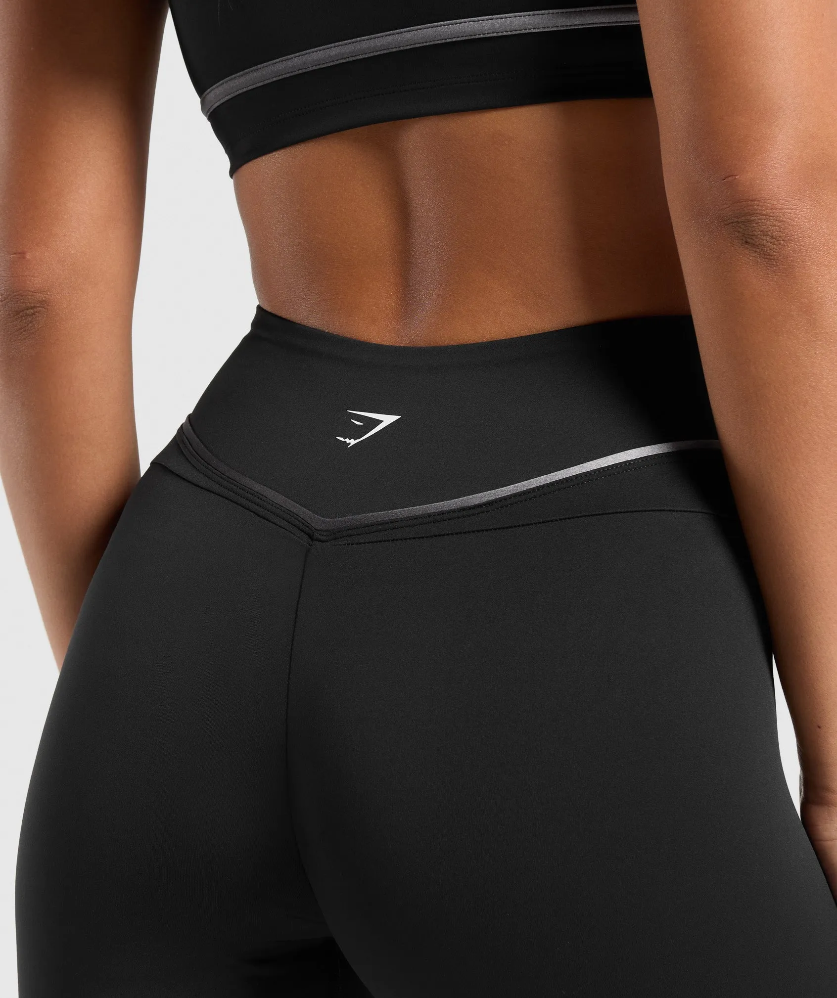 Gymshark Contour Leggings - Black/Metal Grey