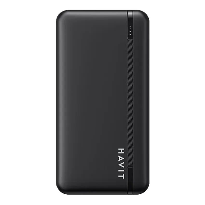 HAVIT Smart Portable Power Bank 20000mAh Black with LED Indicator PB92