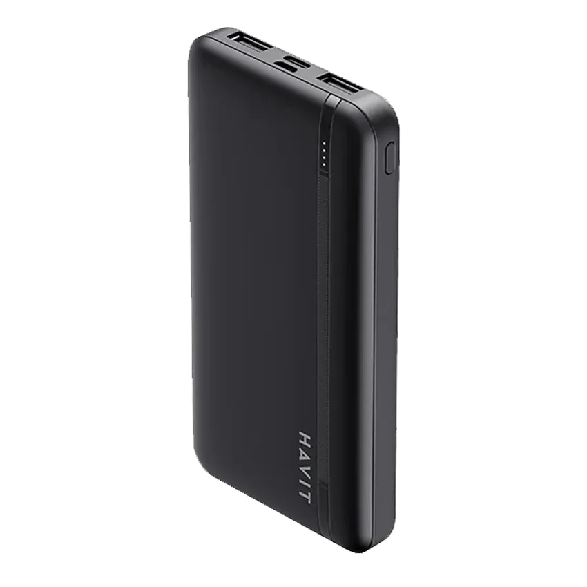 HAVIT Smart Portable Power Bank 20000mAh Black with LED Indicator PB92