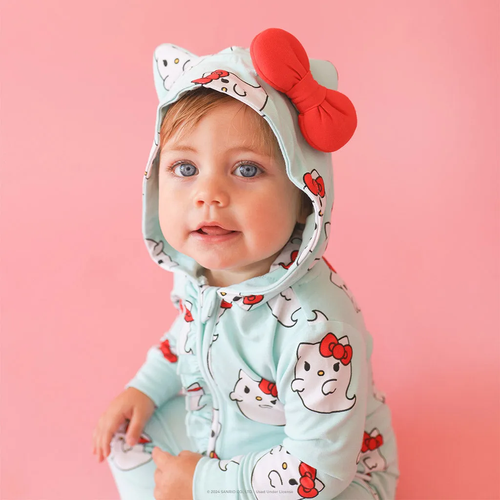 Hello Kitty Ghost French Terry Hooded Romper