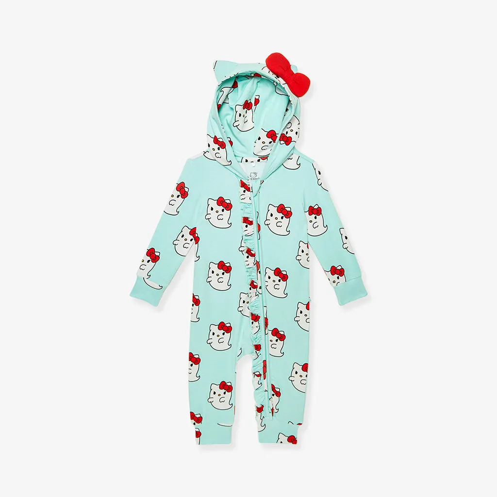 Hello Kitty Ghost French Terry Hooded Romper