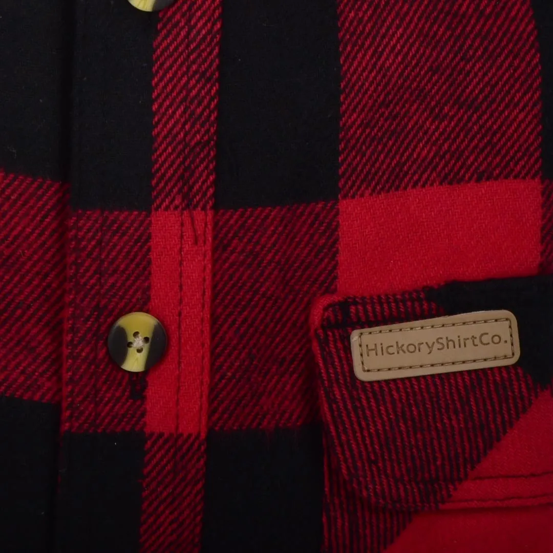 HICKORY BUFFALO PLAID BUTTON SHIRT- MEN’S