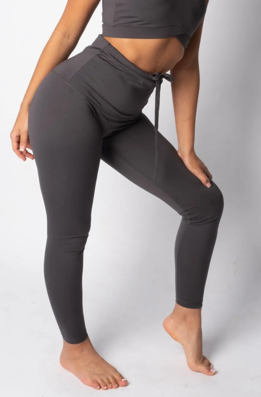 High Waisted Leggings Charcoal