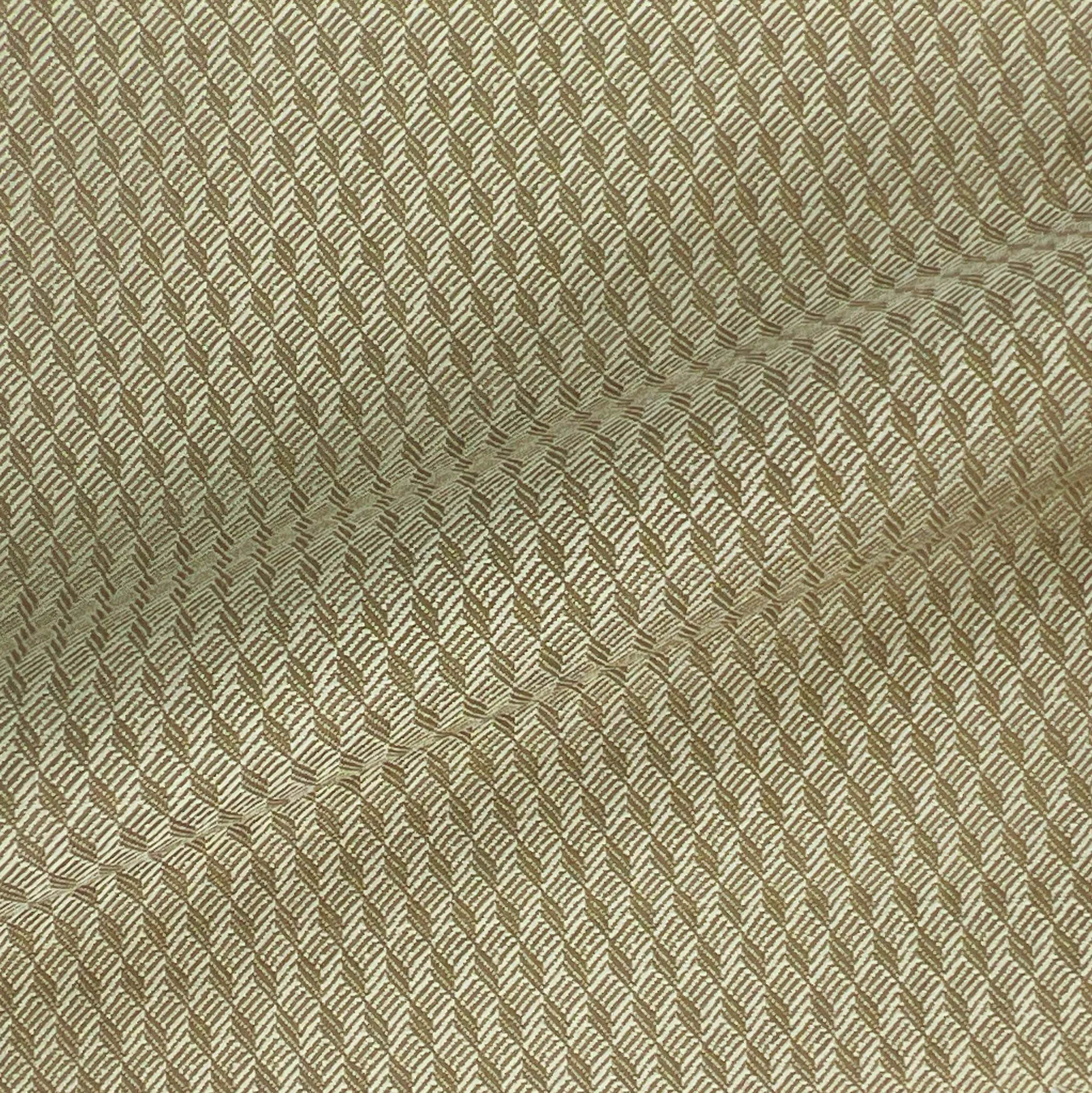 Ivory Tan Jacquard