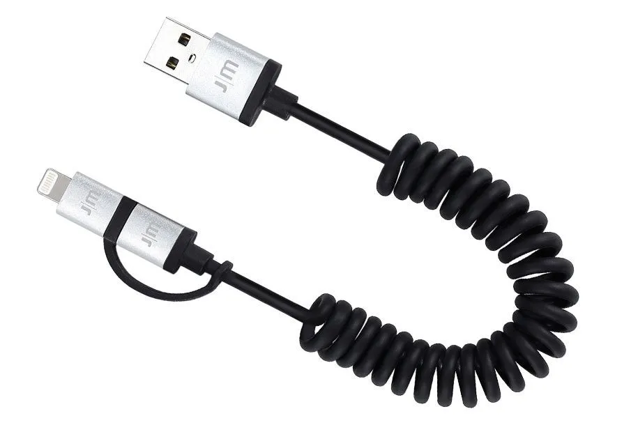 Just Mobile - AluCable Duo Twist Micro USB and Lightning Cable