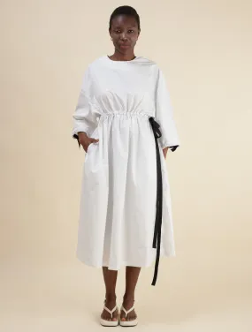 Kai-Kai Dress (White Poplin)