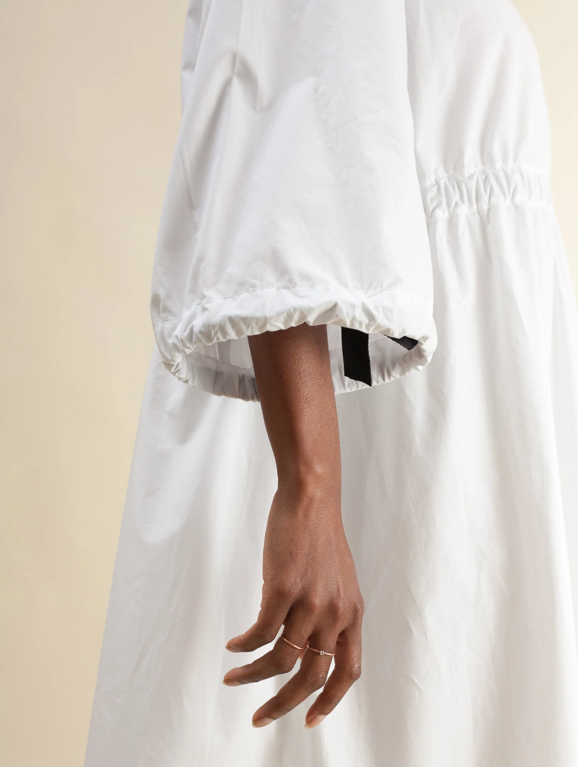 Kai-Kai Dress (White Poplin)