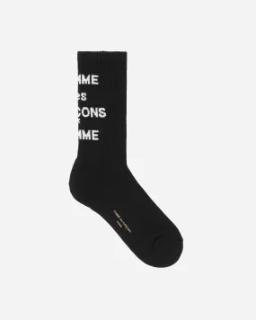 Logo Socks Black