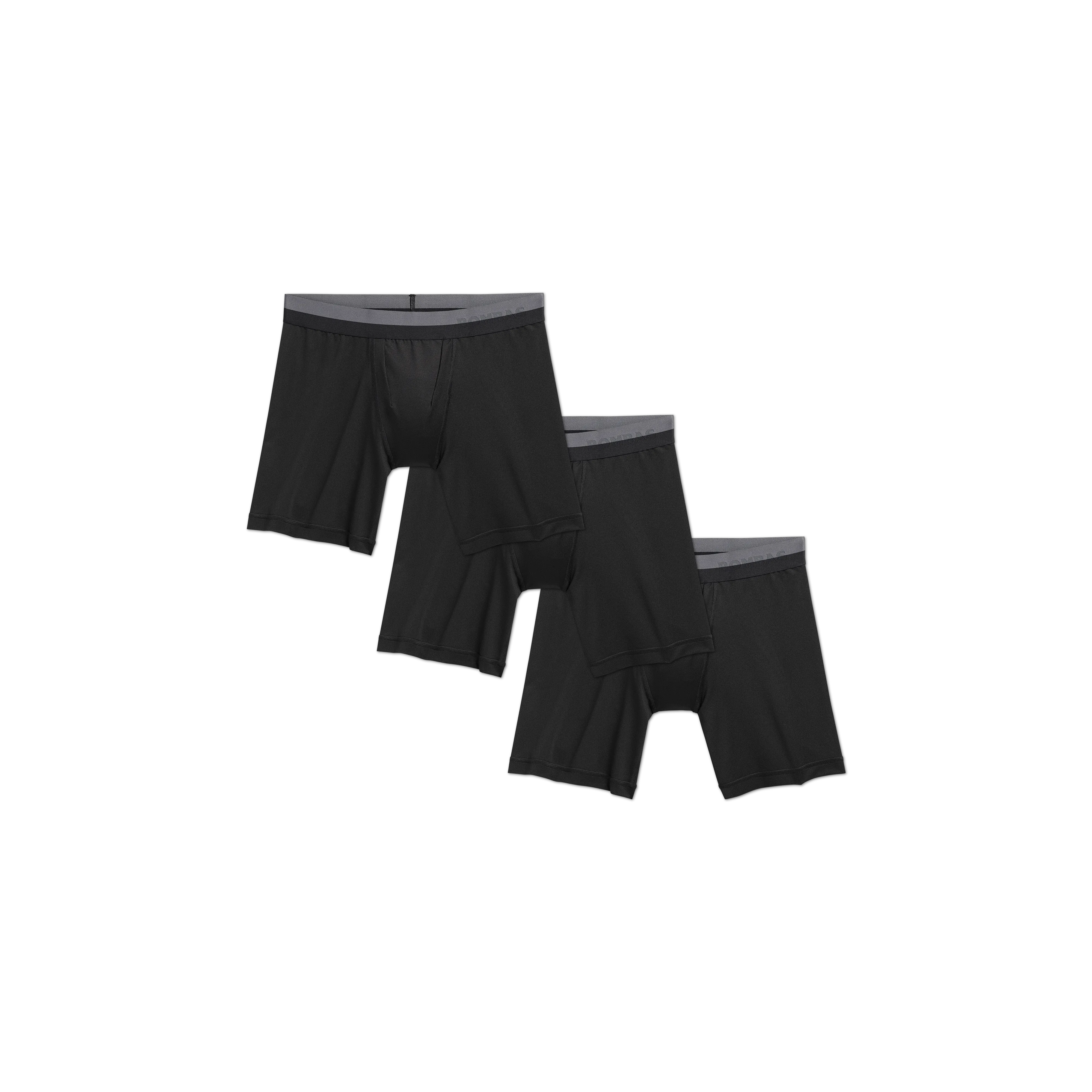 Men's Active Flyless Boxer Brief 3-Pack