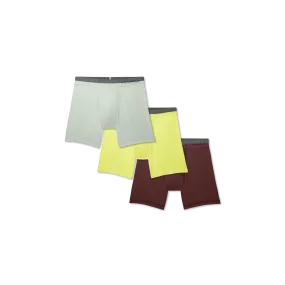 Men's Active Flyless Boxer Brief 3-Pack