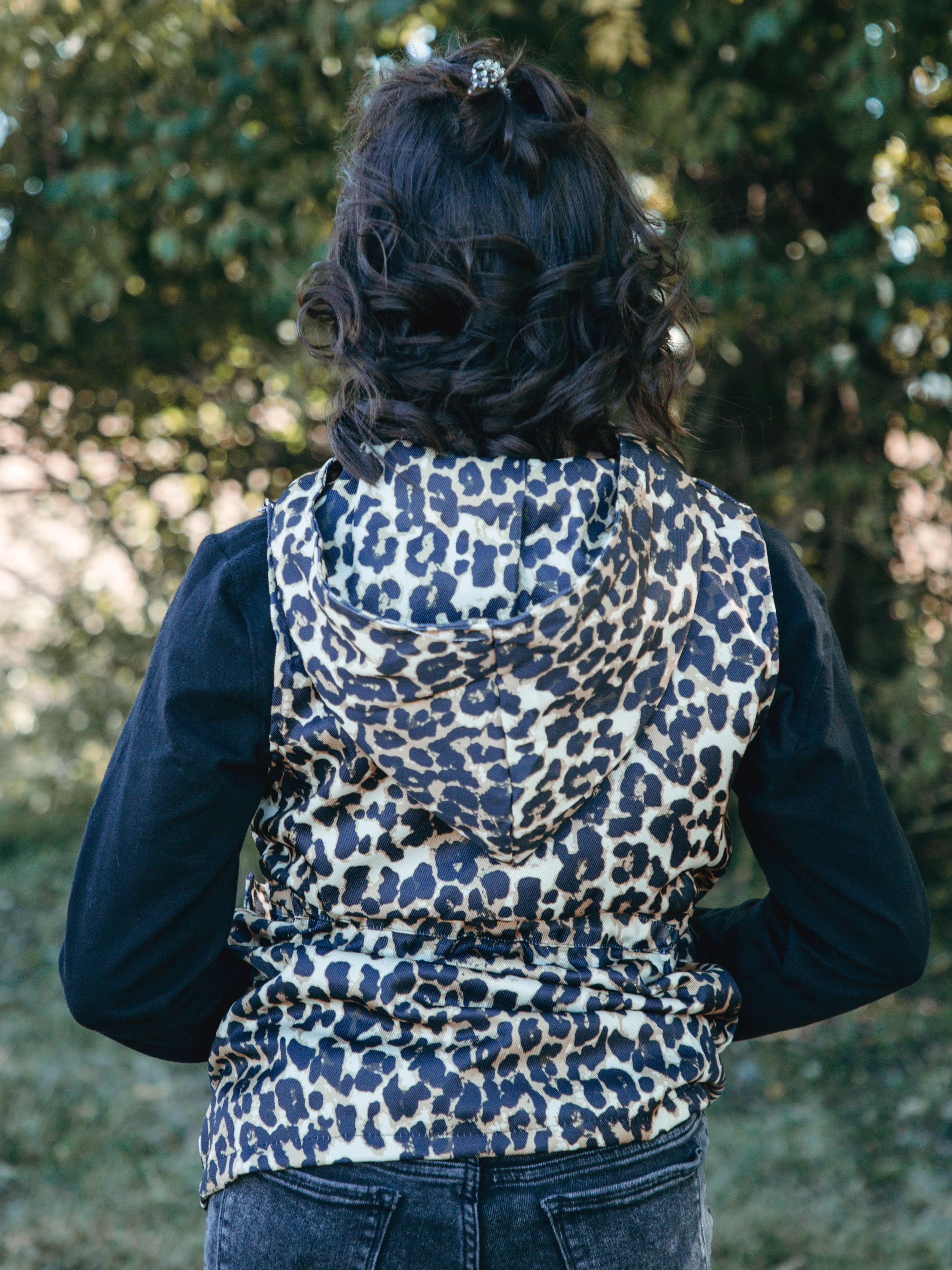 Mom & Me Leopard Hooded Vest