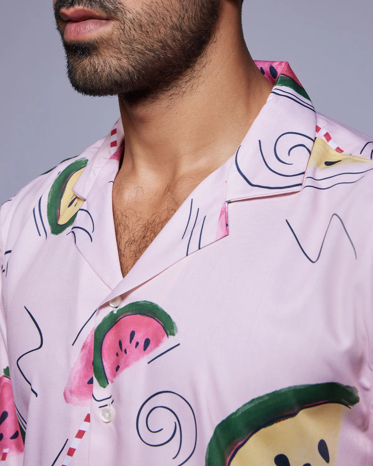 Multicoloured Watermelon Printed Shirt