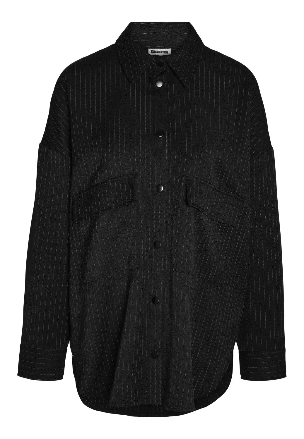 Noisy May - Dallas Pinstripe Black White - Blouse