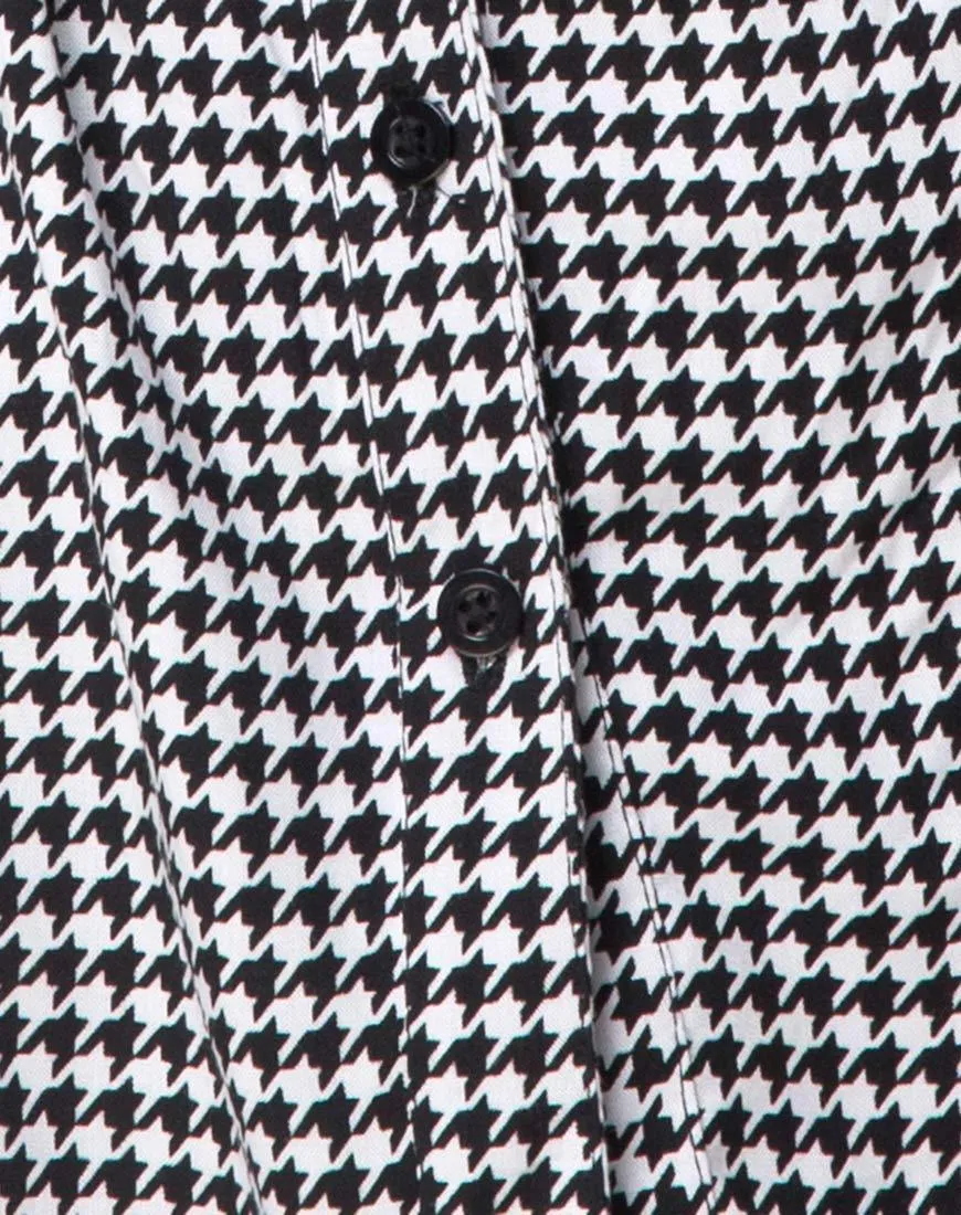 Oxford Shirt in Dogtooth