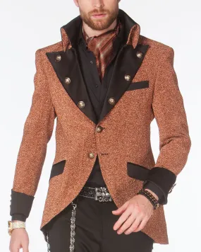 Prom Blazer - Prom Tuxedo - Lord Rose Gold - Semi Long Jacket