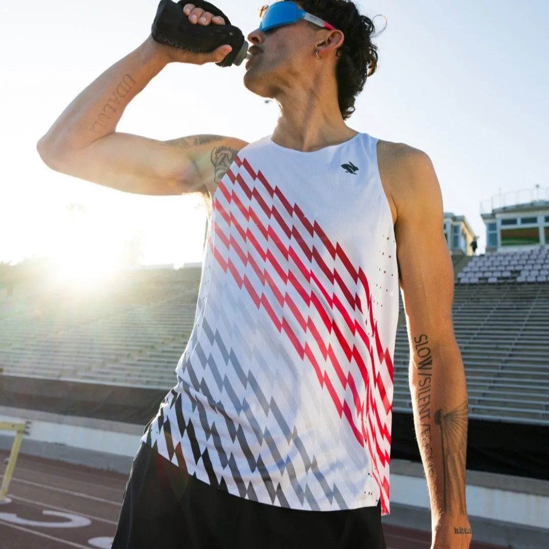 rabbit Go Time Tank | White Lightning | Mens